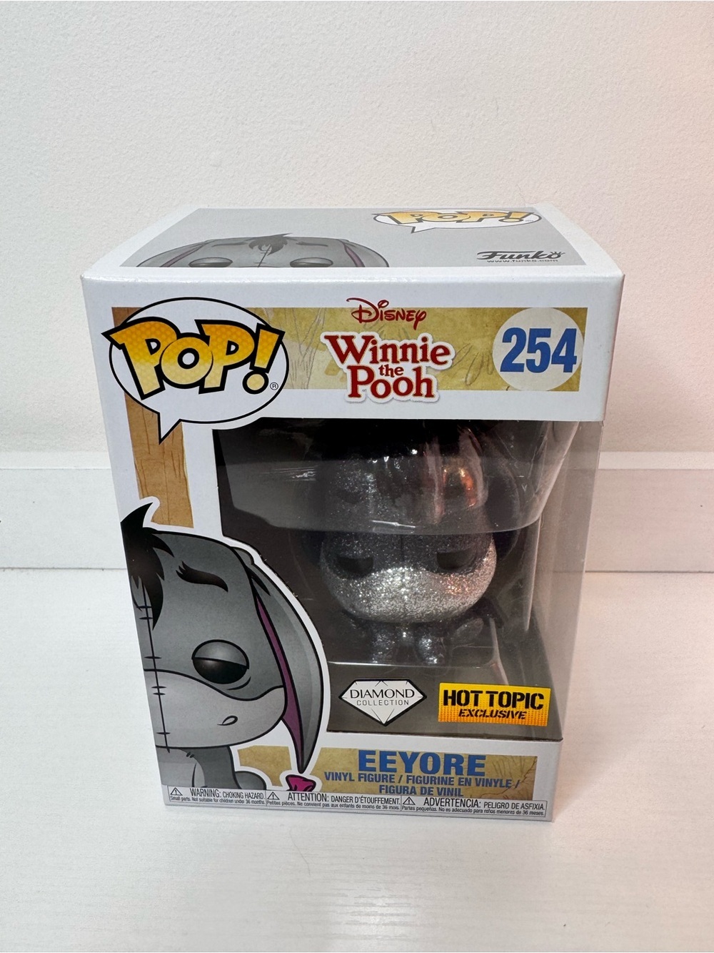 Funko POP! Disney Winnie the Pooh Eeyore #254 - Silver Glitter